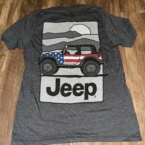 Women’s Jeep Brand Flag T-Shirt size S